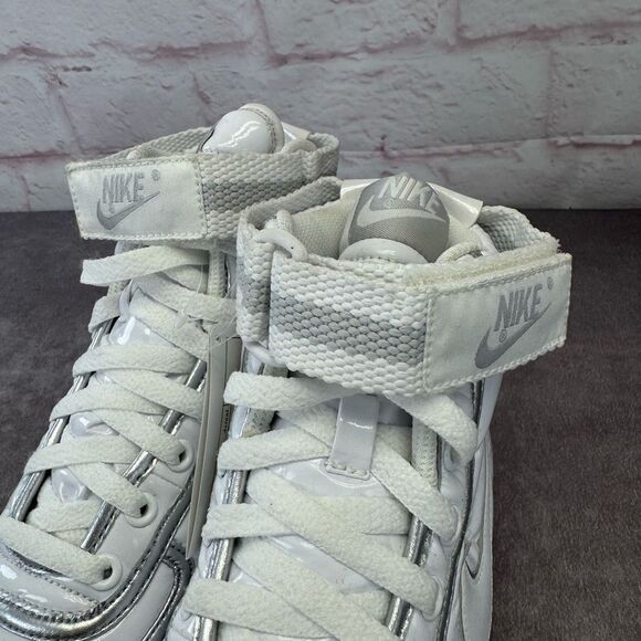 Nike Vandal Women’s White Silver High-Top Sneakers SAMPLE/PROTOTYPE 7 - Picture 4 of 10
